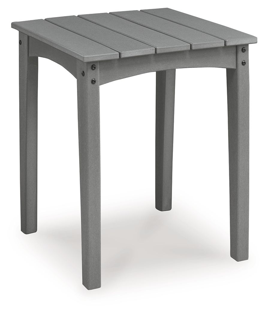 Cove Beach – Square End Table – Gray