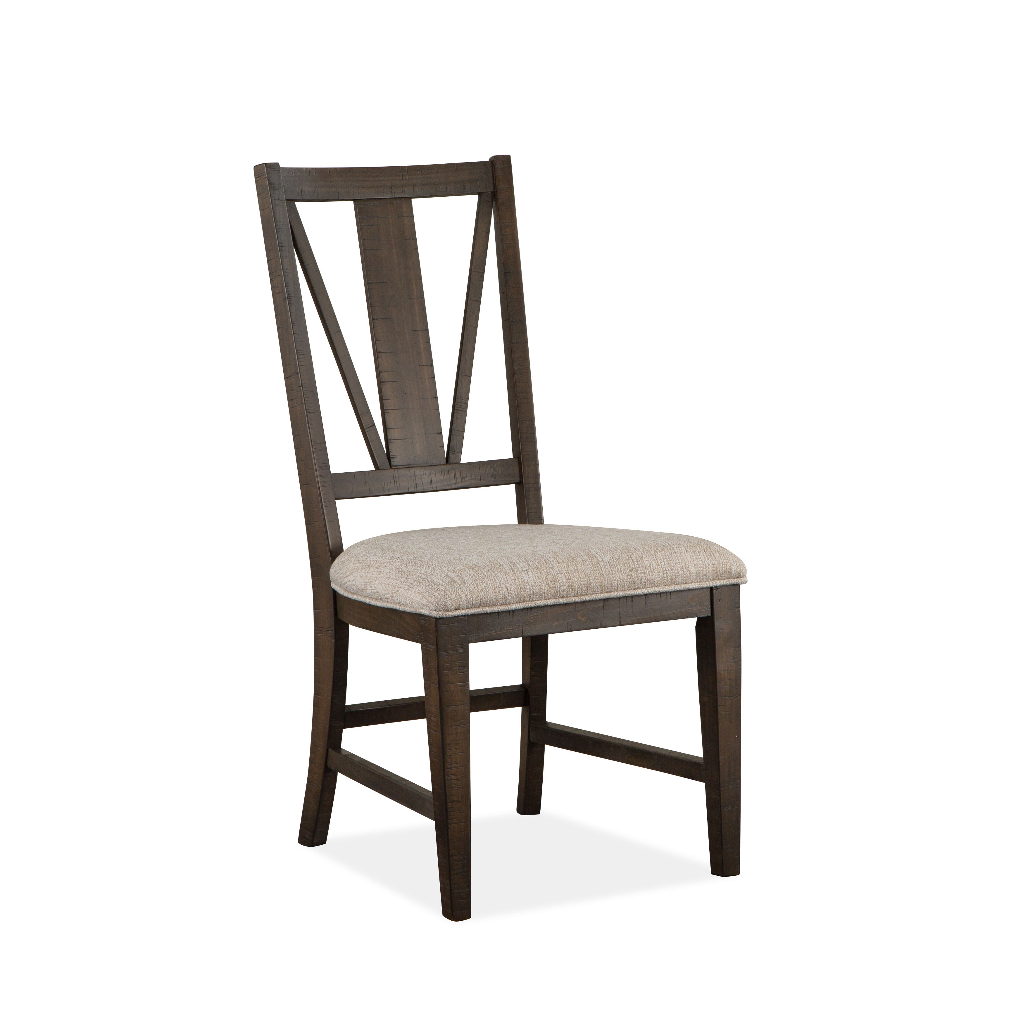 Westley Falls - Dining Side Chair With Upholstered Seat (Set of 2) - Graphite - Image 3