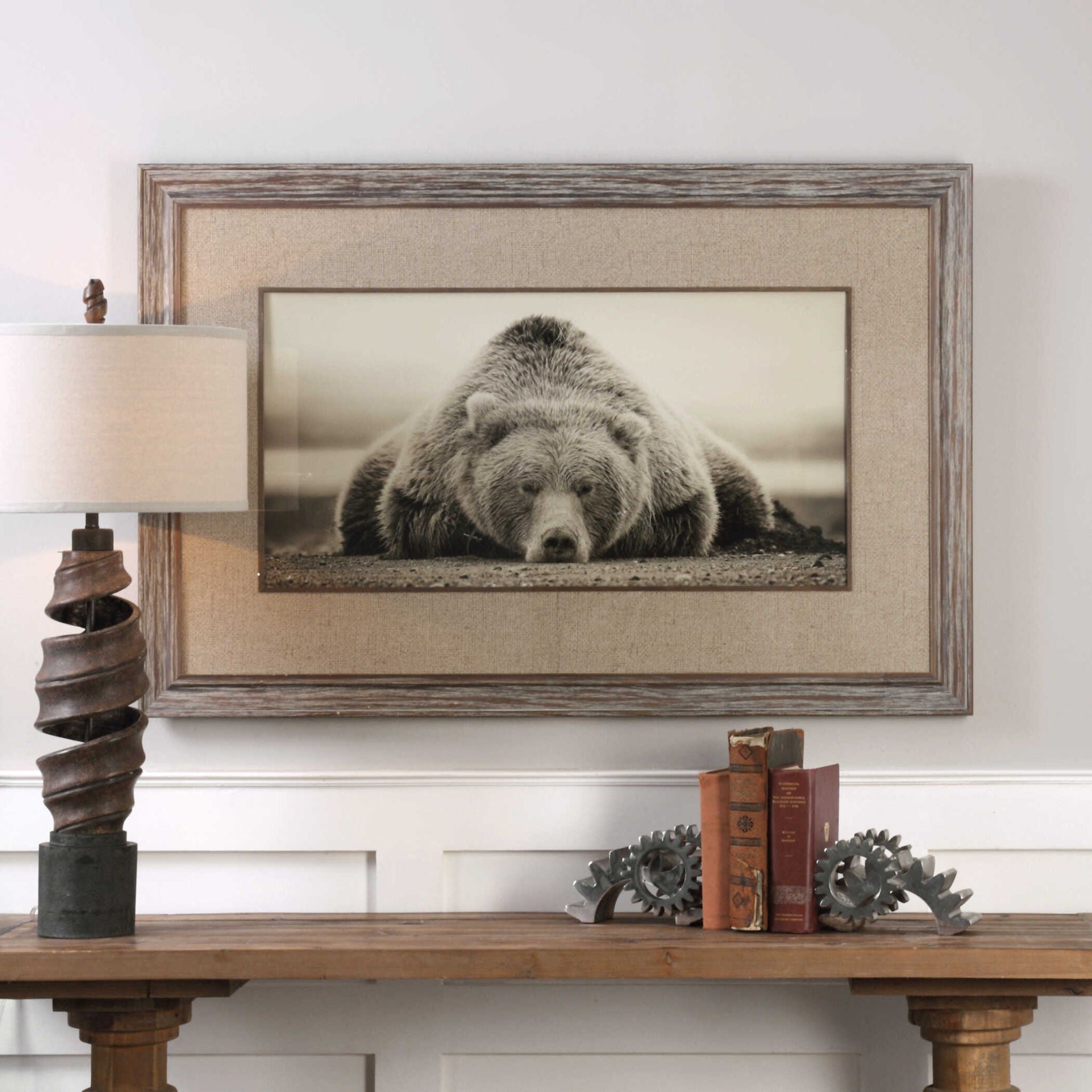 Deep Sleep - Bear Print - Pearl Silver - Image 3