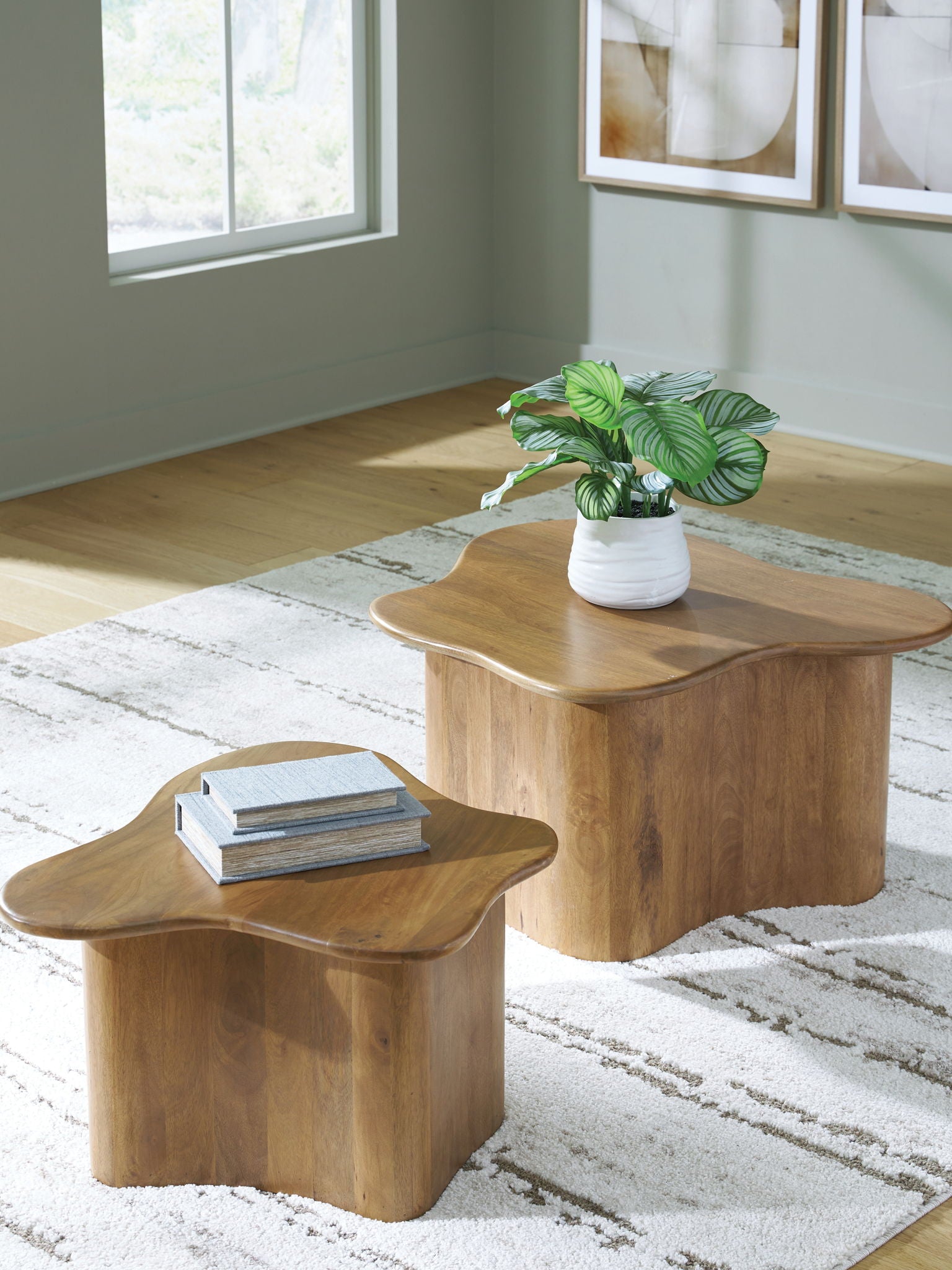 Abeford - Accent Cocktail Table (Set of 2) - Brown - Image 3
