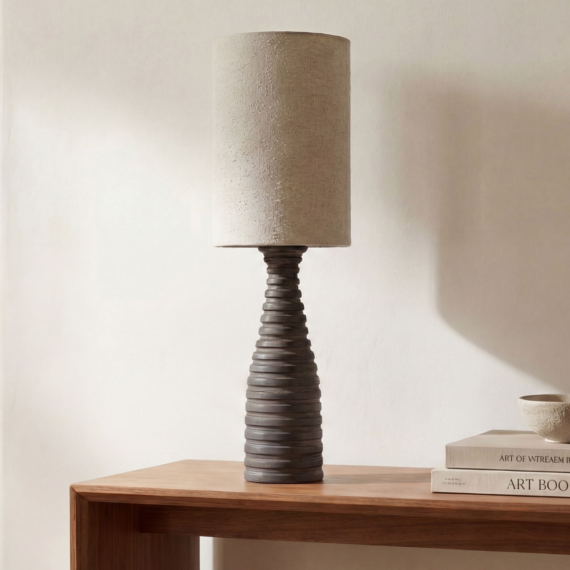 Meili – Table Lamp – Brown / Beige