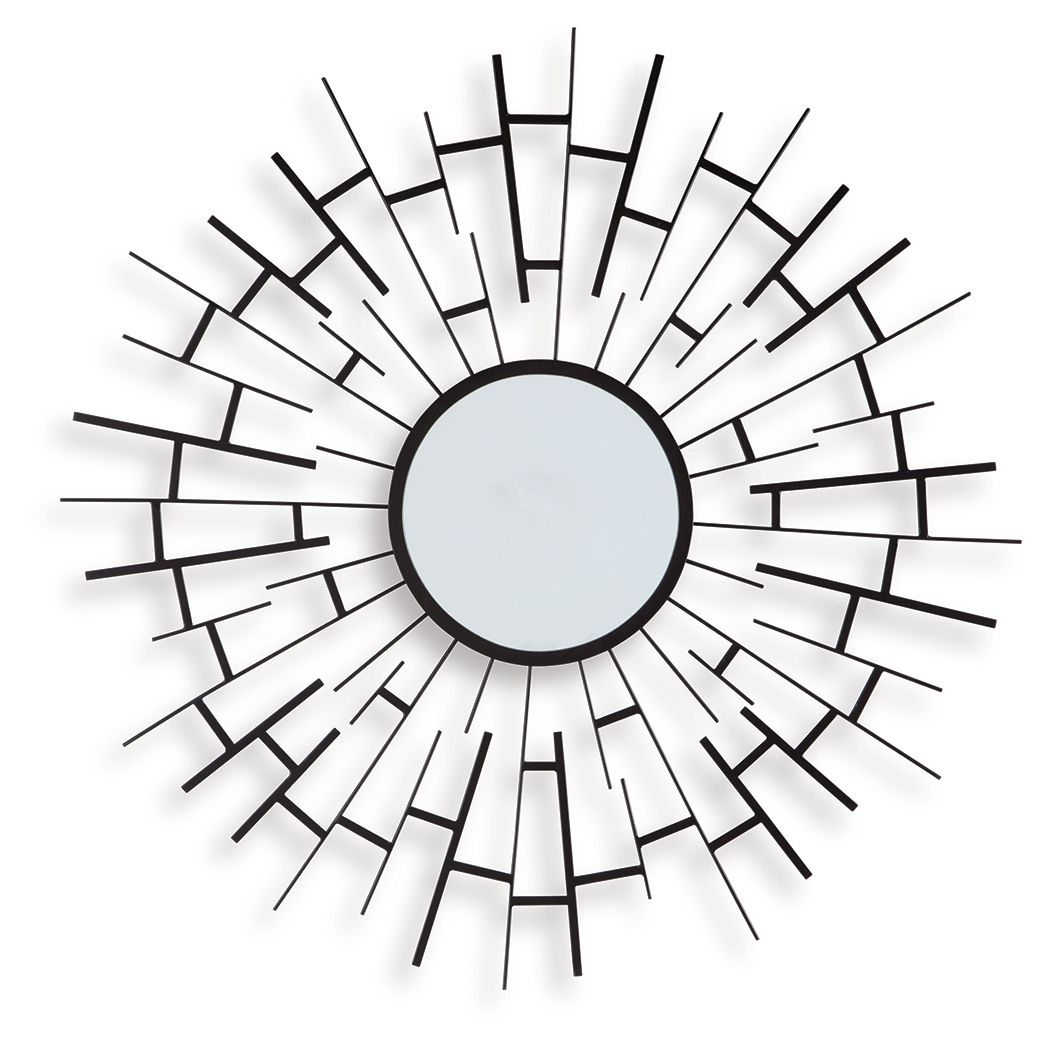 Garrenworth - Accent Mirror - Black - Image 1