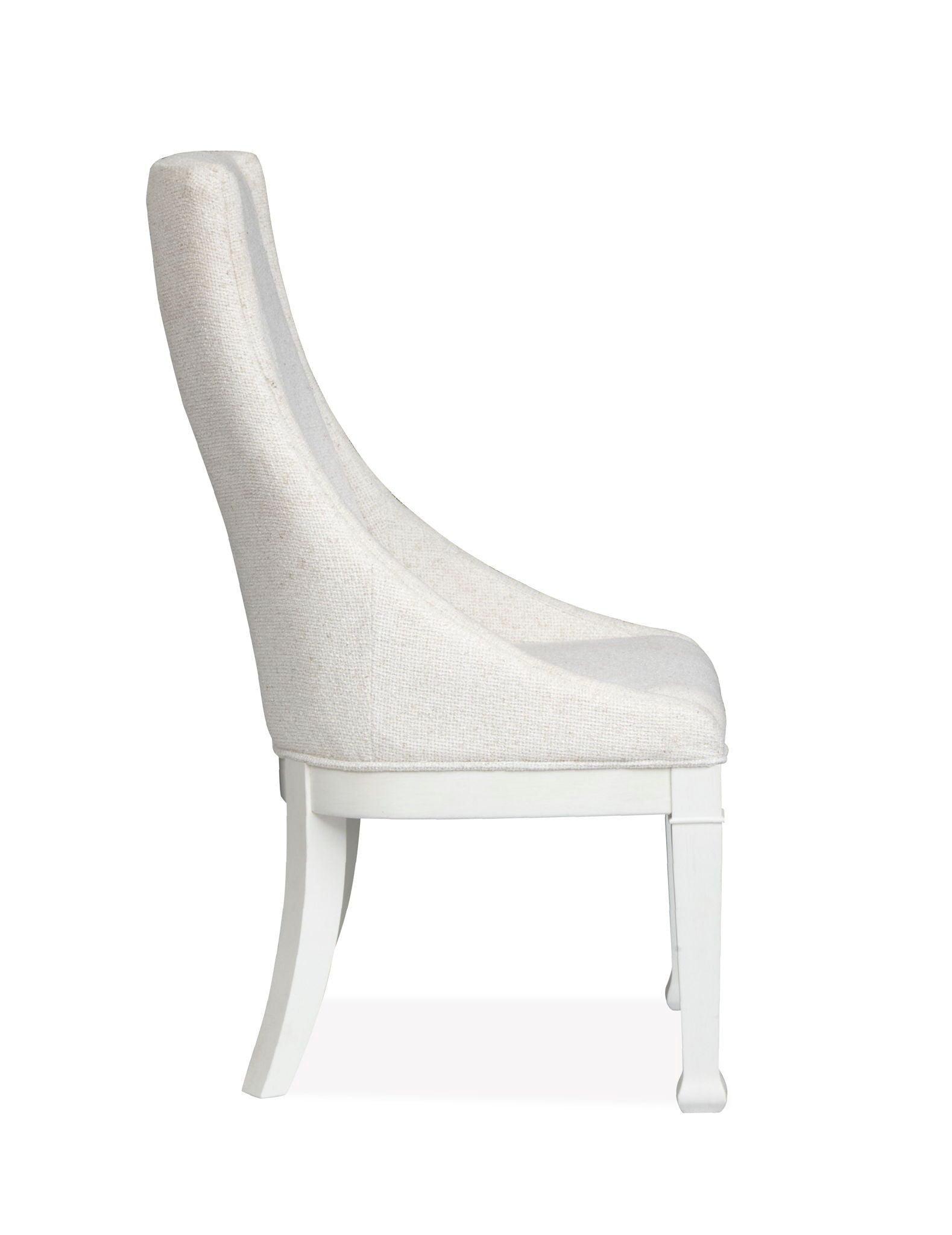 Kingston - Upholstered Host Chair (Set of 2) - Whisper White And Cerused Nutmeg - Image 2
