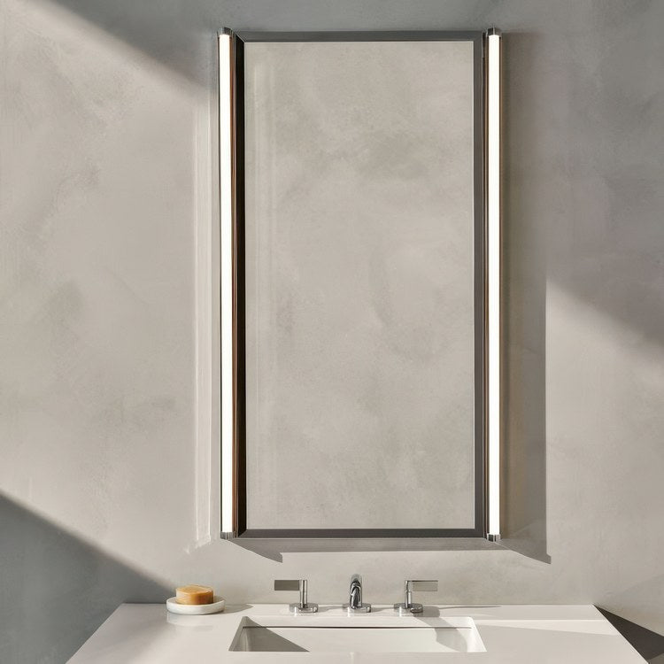 Medicine Cabinet Profiles 16 x 30 x 4 Inch 1 Doors Mirror Chrome Left - Image 2