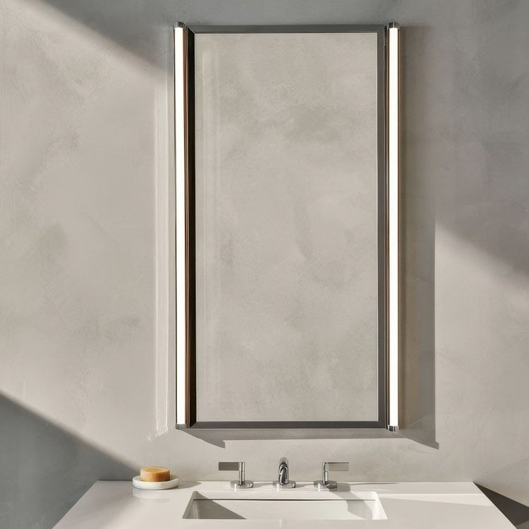 Medicine Cabinet Profiles 16 x 30 x 4 Inch 1 Doors Mirror Polished Nickel Right - Image 2