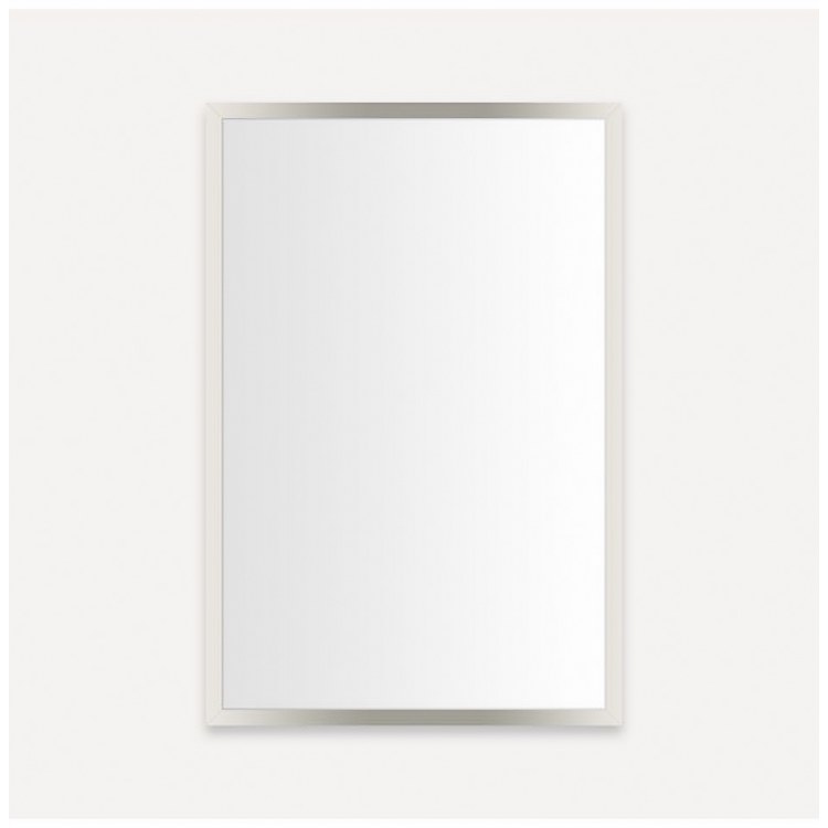 Medicine Cabinet Profiles 20W x 30H x 4D Inch 1 Doors Mirror Polished Nickel Flat Top Reversible Non-Electric - Image 1