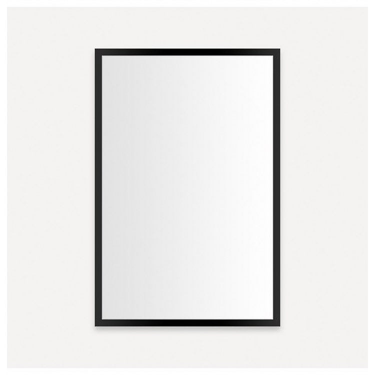 Medicine Cabinet Profiles 20Wx30Hx6D Inch 1 Doors Mirror Matte Black Left - Image 1