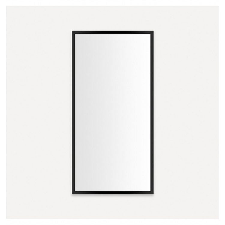 Medicine Cabinet Profiles 20Wx40Hx4D Inch 1 Doors Mirror Matte Black Left - Image 1