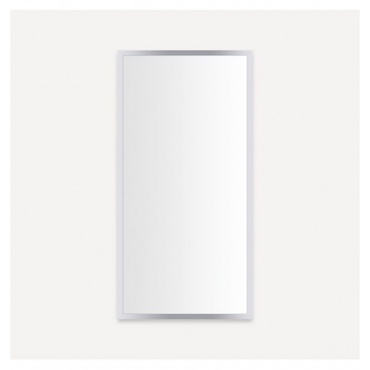 Medicine Cabinet Profiles 20W x 40H x 4D Inch 1 Doors Mirror Chrome Flat Top Reversible Non-Electric - Image 1