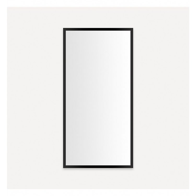 Medicine Cabinet Profiles 20Wx40Hx6D Inch 1 Doors Mirror Matte Black Left - Image 1