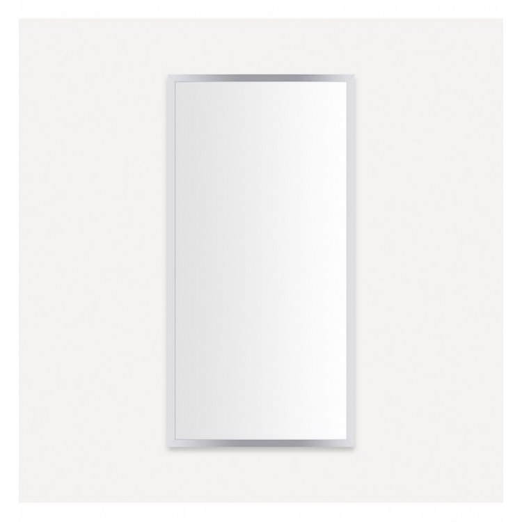 Medicine Cabinet Profiles 20W x 40H x 6D Inch 1 Doors Mirror Chrome Flat Top Reversible Non-Electric - Image 1
