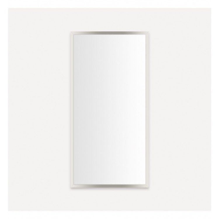 Medicine Cabinet Profiles 20W x 40H x 6D Inch 1 Doors Mirror Polished Nickel Flat Top Reversible Non-Electric - Image 1