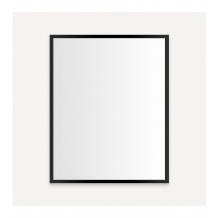 Medicine Cabinet Profiles 24Wx30Hx4D Inch 1 Doors Mirror Matte Black Right - Image 1