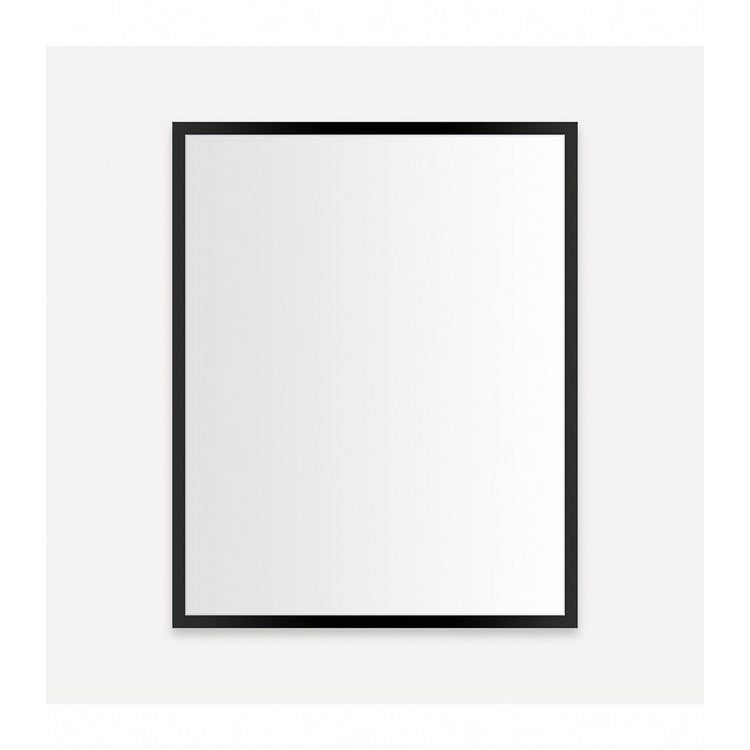 Medicine Cabinet Profiles 24W x 30H x 6D Inch 1 Doors Mirror Matte Black Flat Top Reversible Non-Electric - Image 1