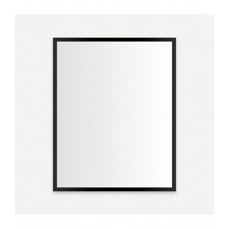 Medicine Cabinet Profiles 24Wx30Hx6D Inch 1 Doors Mirror Matte Black Right - Image 1