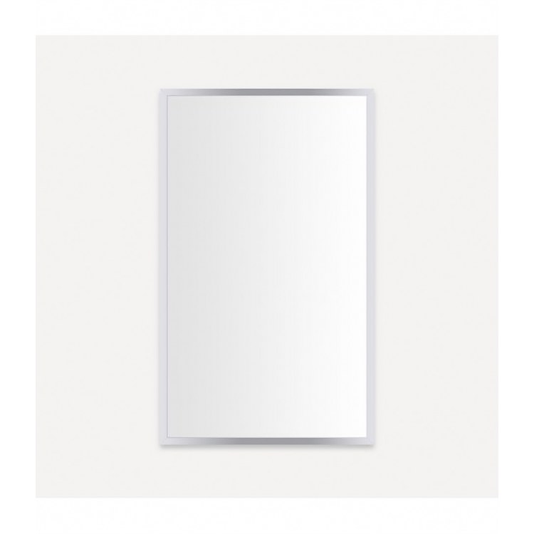 Medicine Cabinet Profiles 24W x 40H x 4D Inch 1 Doors Mirror Chrome Flat Top Reversible Non-Electric - Image 1