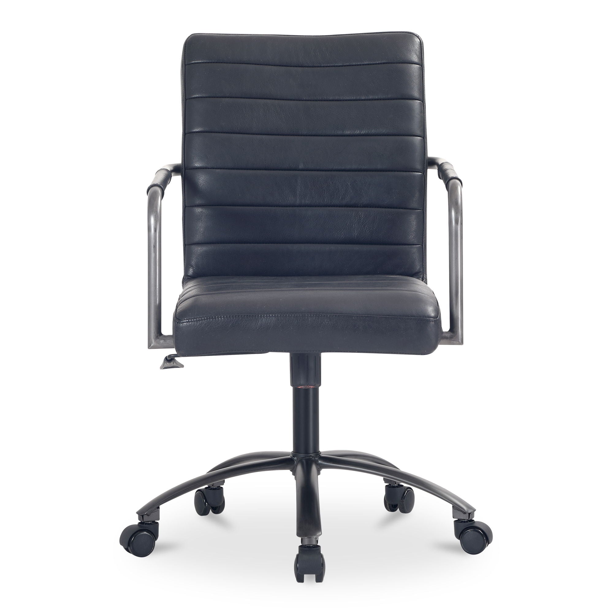 Roy – Leather Office Chair – Black