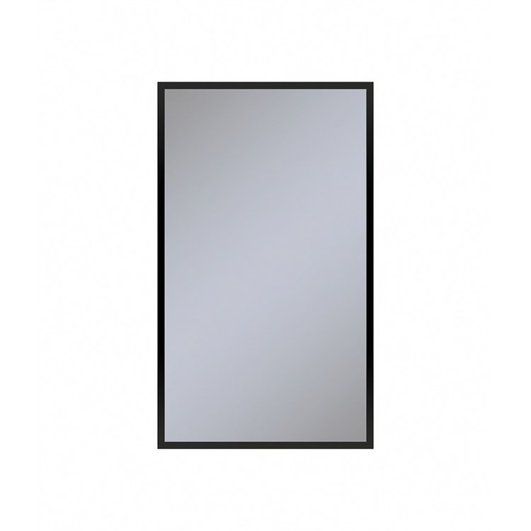 Medicine Cabinet Profiles 24Wx40Hx4D Inch 1 Doors Mirror Matte Black Right - Image 1