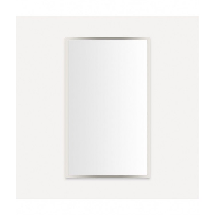 Medicine Cabinet Profiles 24W x 40H x 6D Inch 1 Doors Mirror Polished Nickel Flat Top Reversible Non-Electric - Image 1