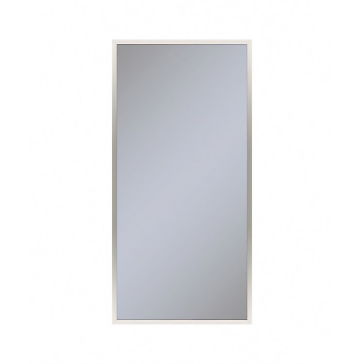 Medicine Cabinet Profiles 24W x 48H x 4D Inch 1 Doors Mirror Polished Nickel Flat Top Reversible Non-Electric - Image 1