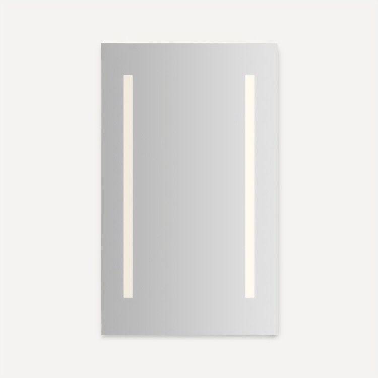 Medicine Cabinet Vitality 24Wx40Hx4D Inch 1 Doors Mirror with Dimmable LED Lighting Left - Image 1