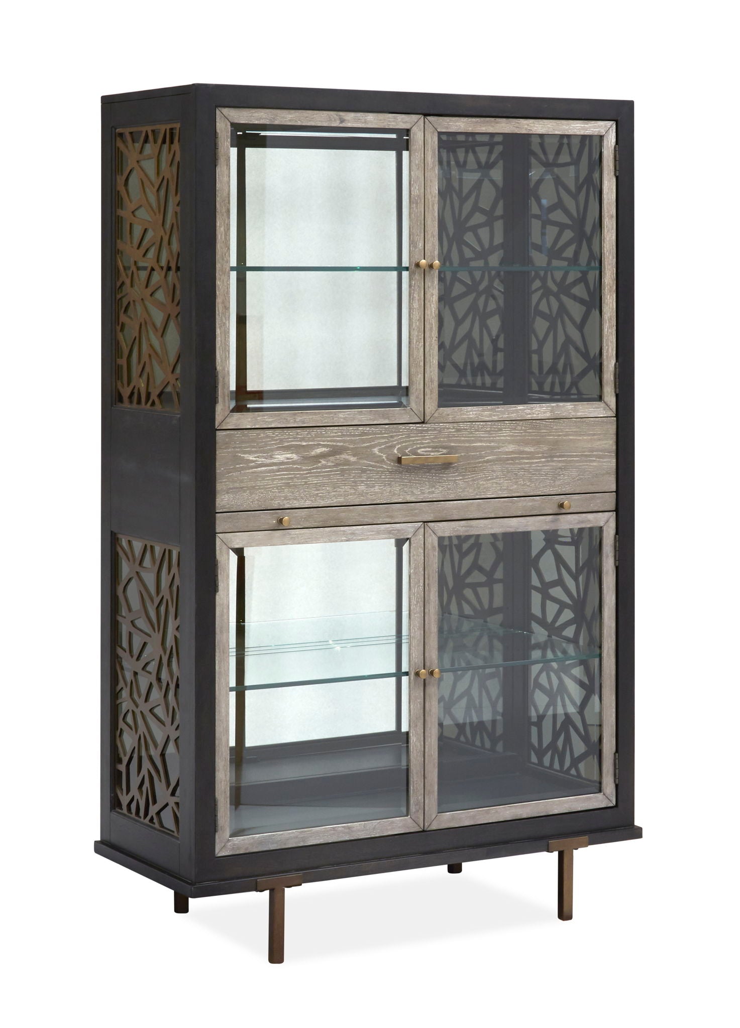 Ryker – Display Cabinet – Homestead Brown