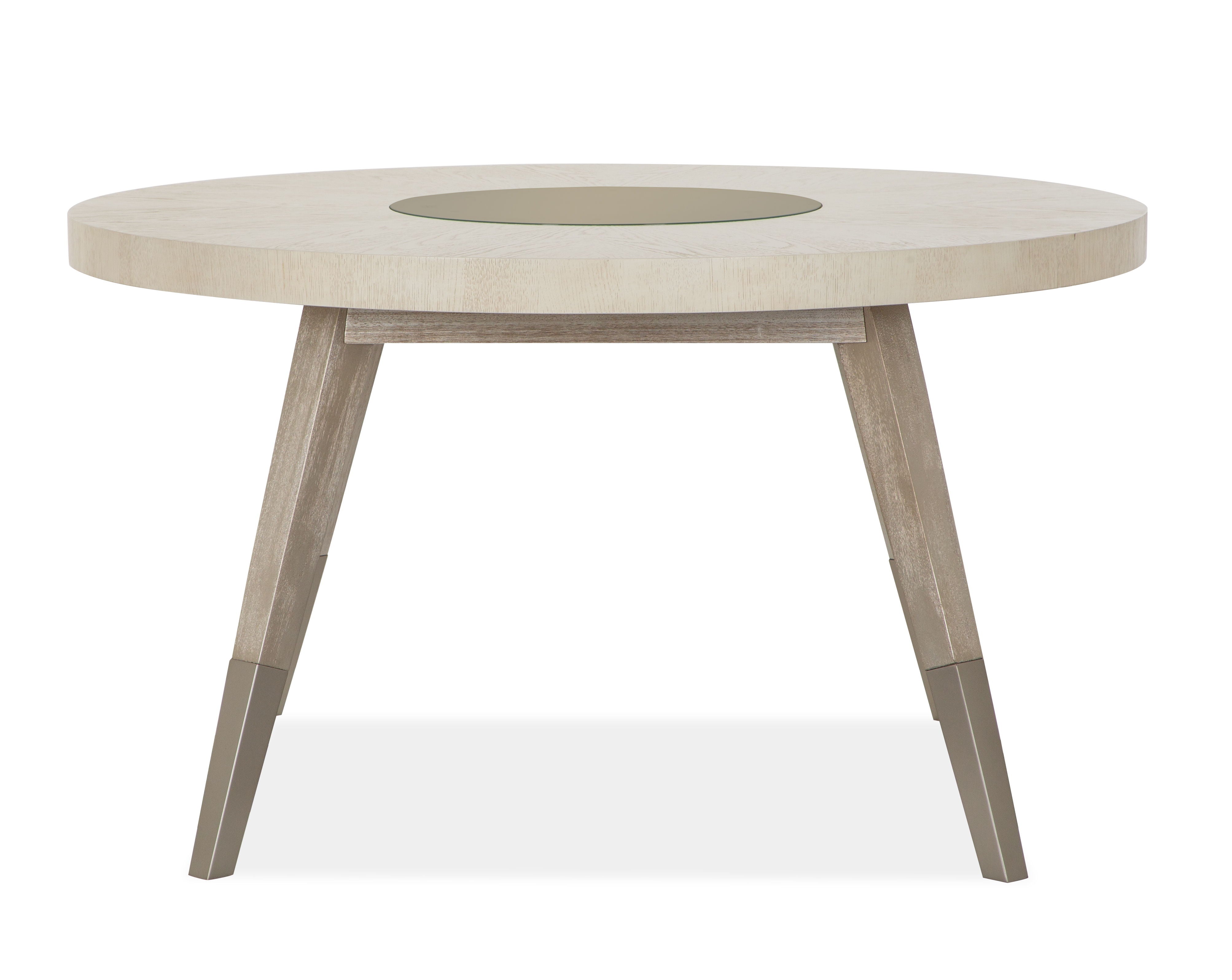Lenox - Round Dining Table - Warm Silver - Image 1