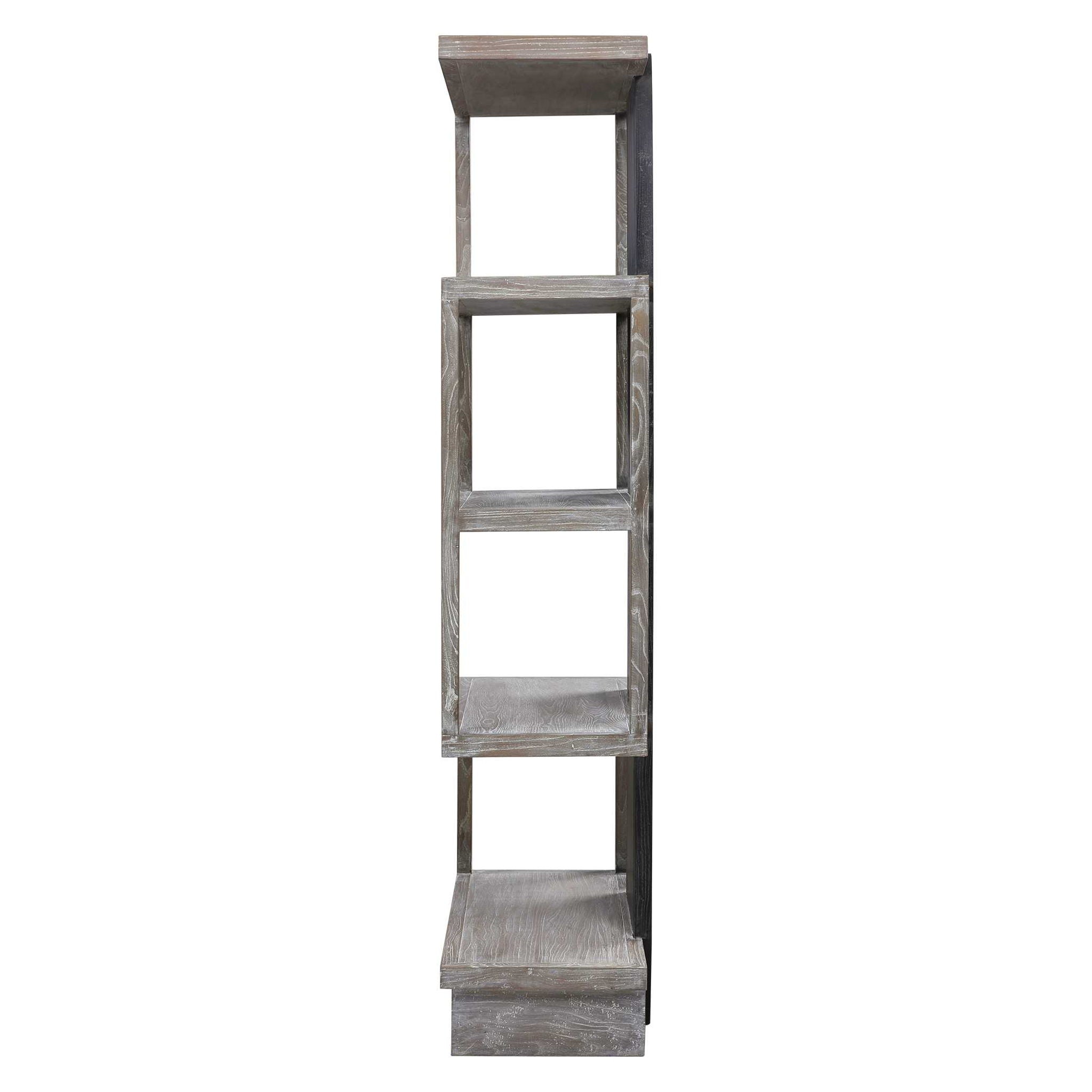 Nicasia - Modern Etagere - Pearl Silver - Image 3