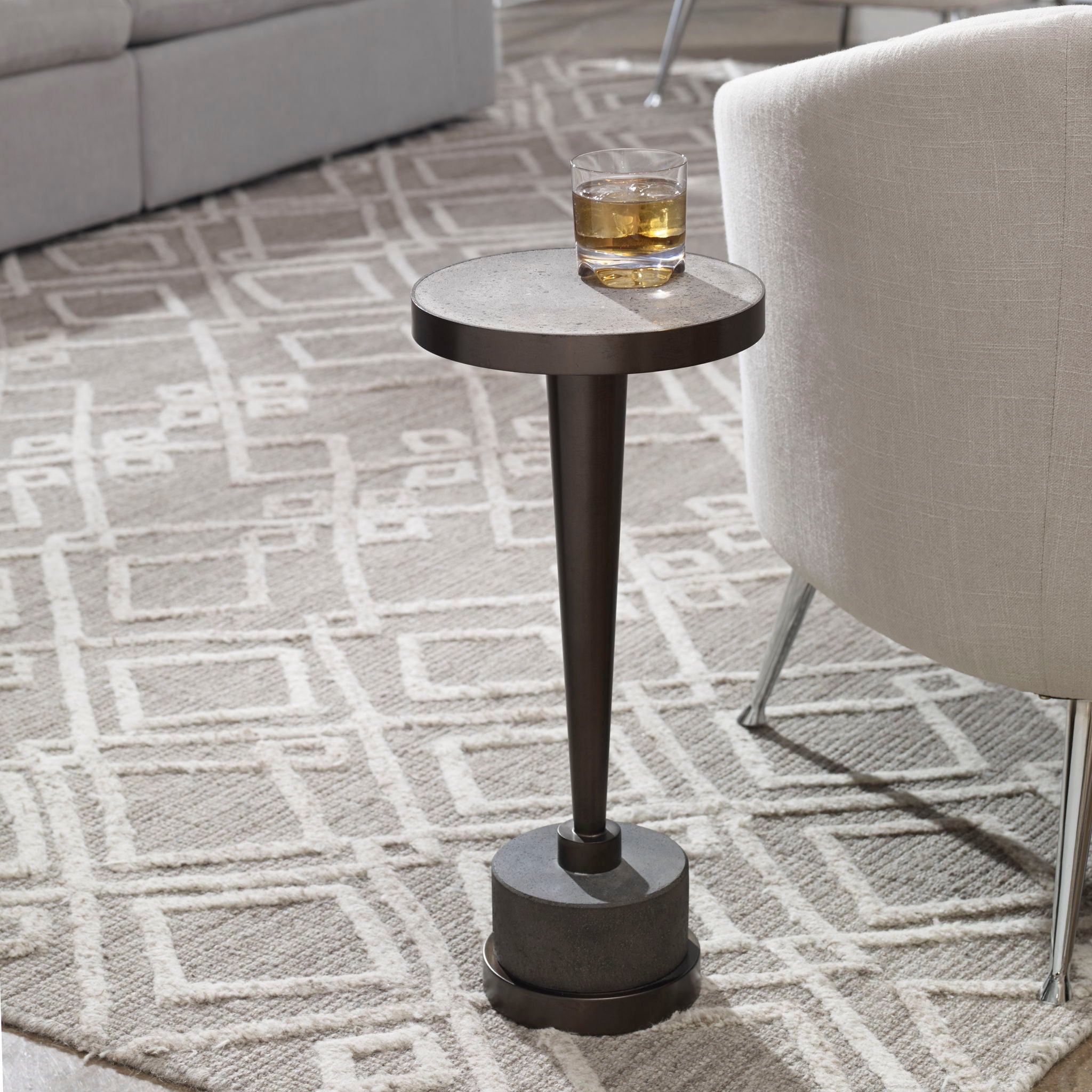 Masika - Accent Table - Bronze - Image 3