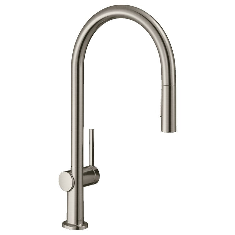 Kitchen Faucet Talis N sBox 1 Lever ADA Steel Optic Pull Down 150 DEG Swivel 1 Hole 1.75 Gallons per Minute - Image 1