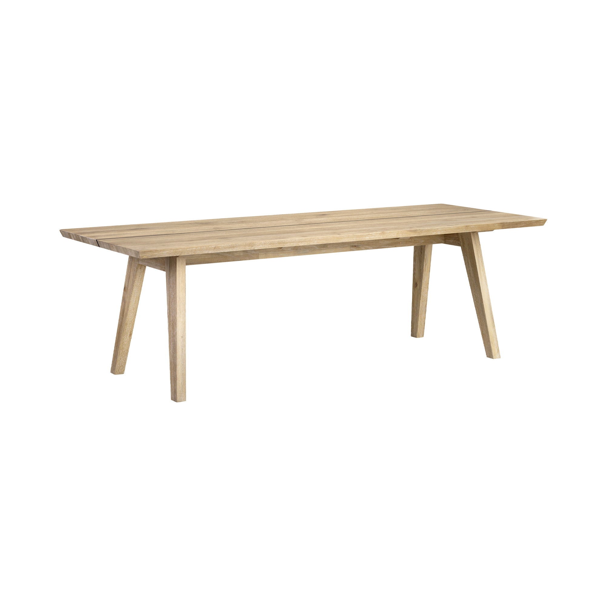 Arcadia - Fixed Top Leg Table - Antique Oak - Image 1