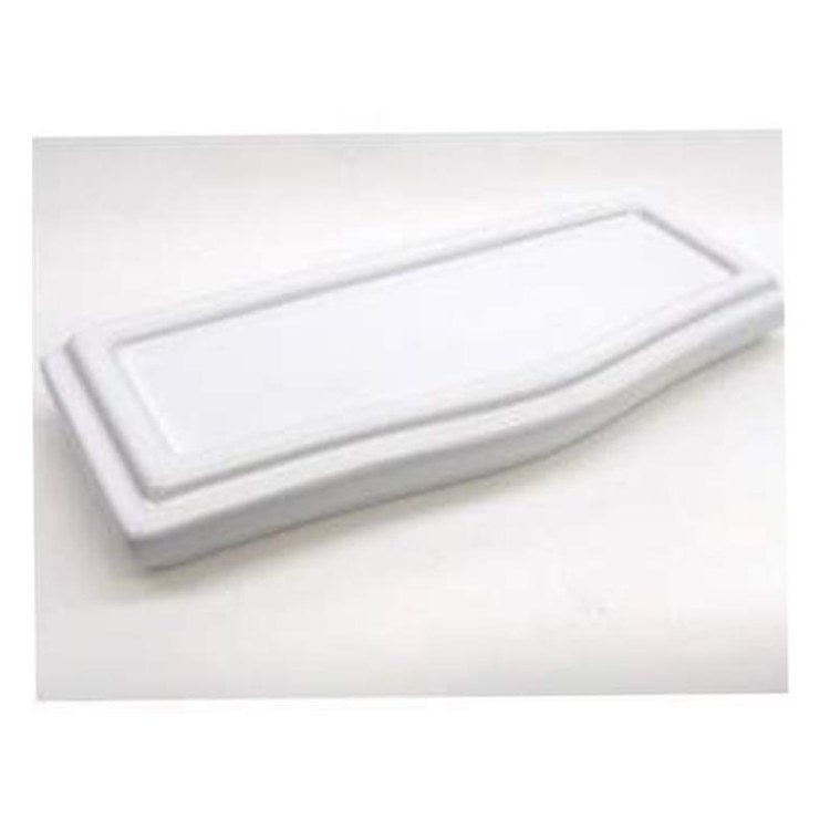 Tank Cover Eco Clayton Cotton 8-1/8 x 21-1/8 Inch Vitreous China for ST784E 8-1/8 Inch