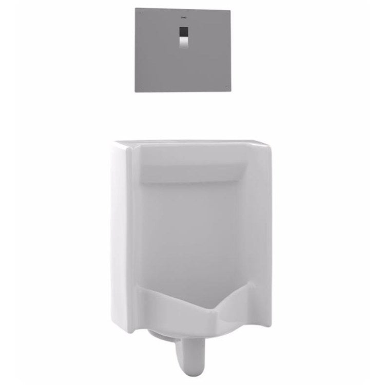 Urinal 0.125 Gallons per Flush Cotton High Efficiency Washout with Integral Trap 3/4 Inch ADA