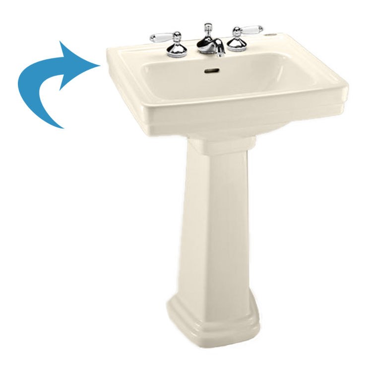 Pedestal Top Promenade 24 x 19-1/4 Inch Sedona Beige - Image 1