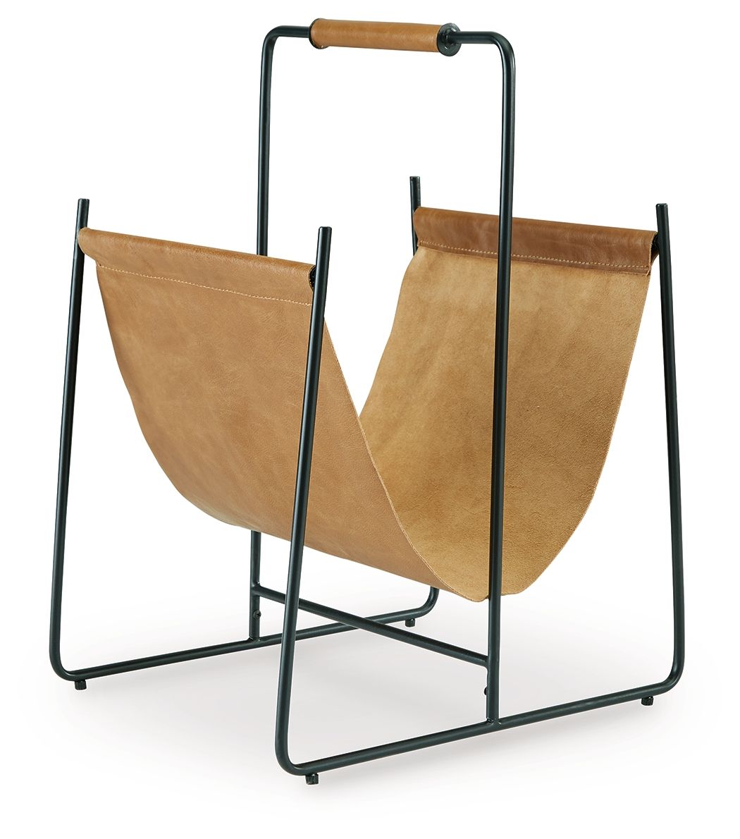 Faronworth – Magazine Rack – Brown / Black