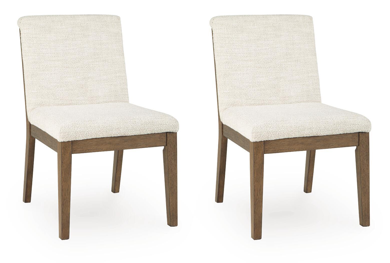 Marxmore - Dining Upholstered Side Chair (Set of 2) - Beige / Brown - Image 1