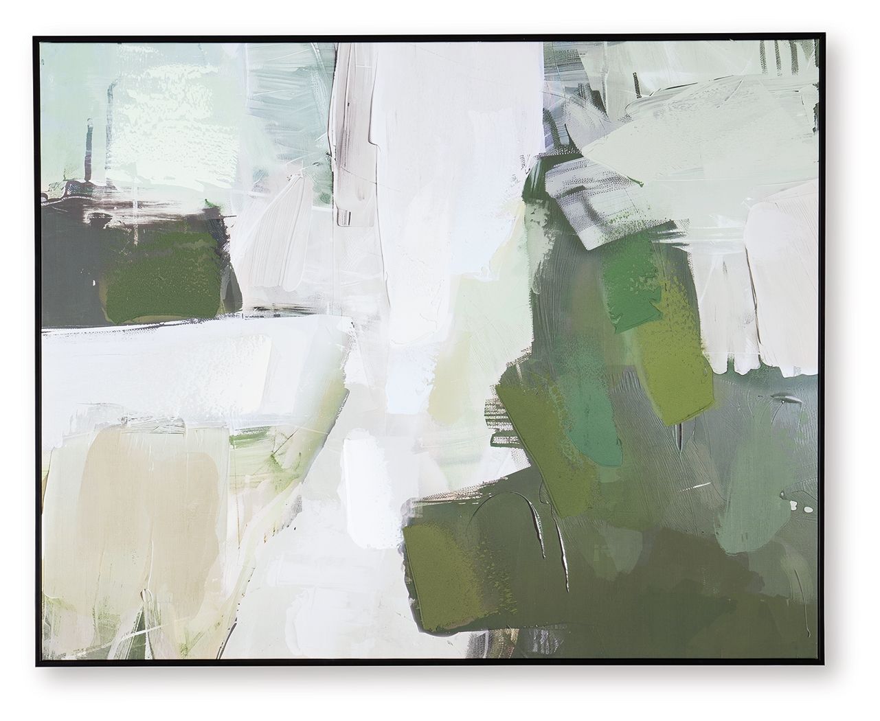 Vinick – Wall Art – Green / Gray / White