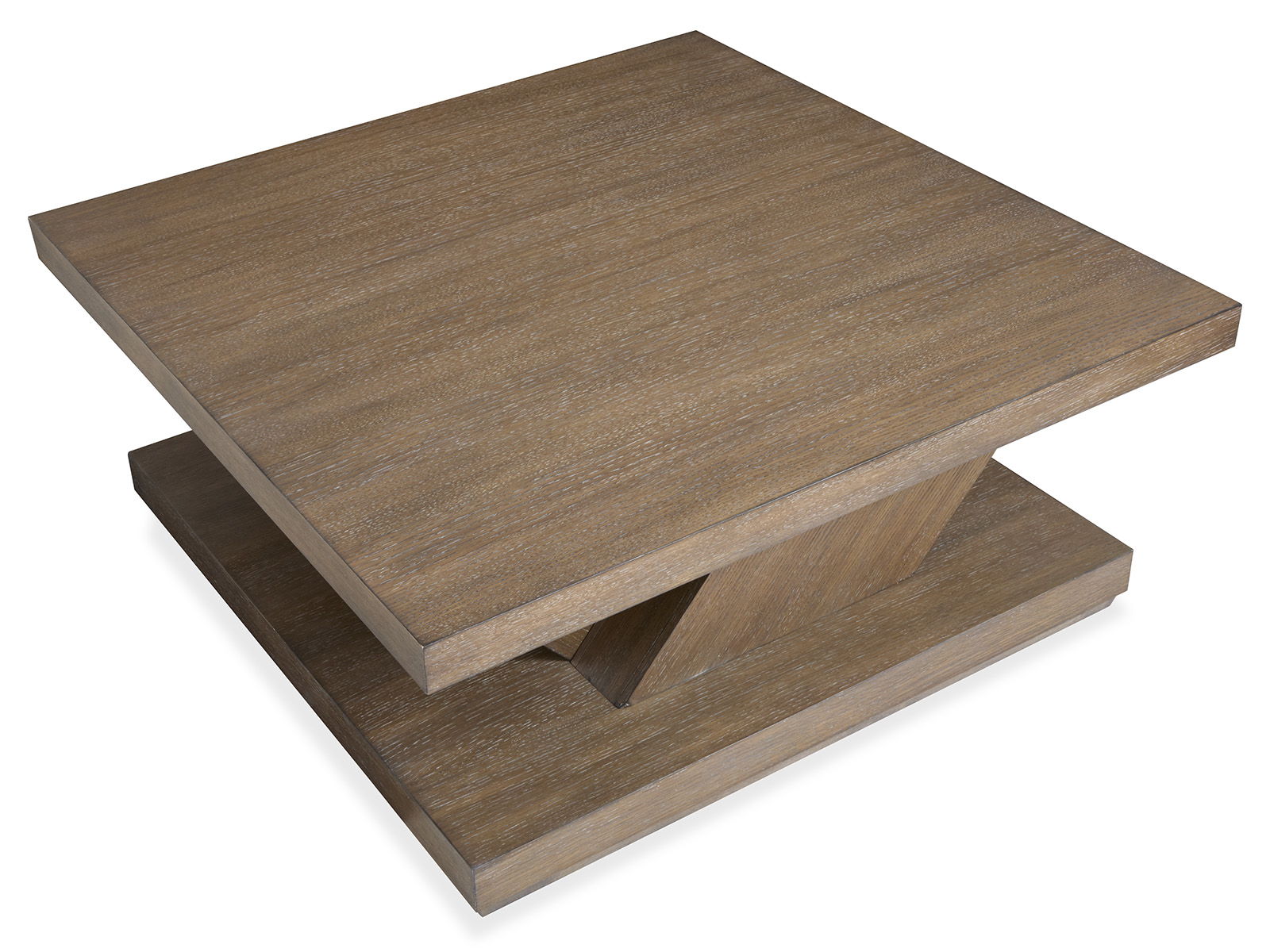 Lansbury - Square Cocktail Table With Casters - Antique Wheat - Image 3