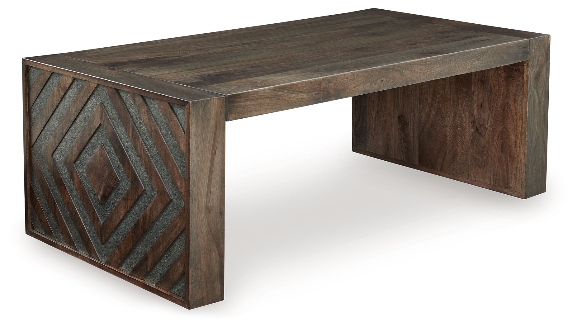 Dreggan - Rectangular Cocktail Table - Brown - Image 1