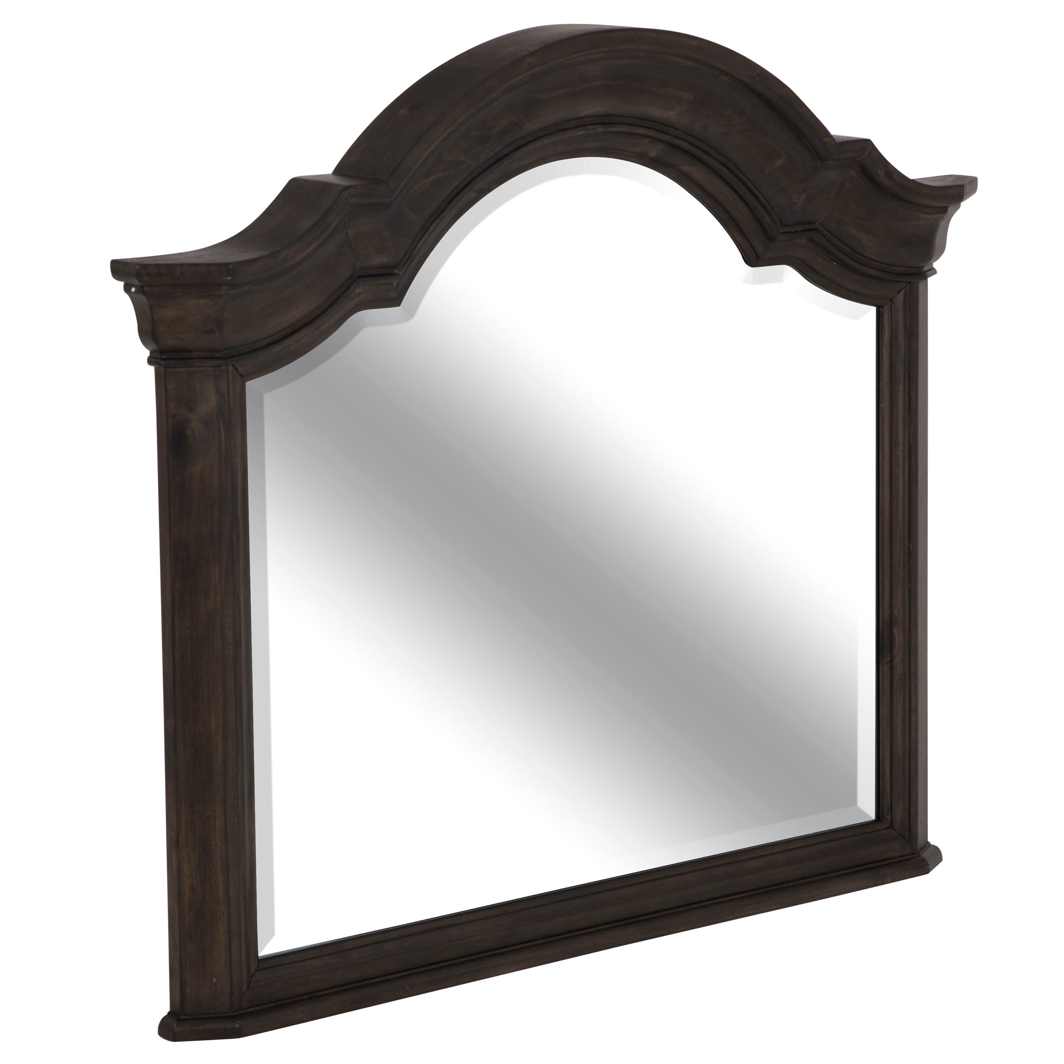 Bellamy - Shaped Mirror - Peppercorn - Image 3