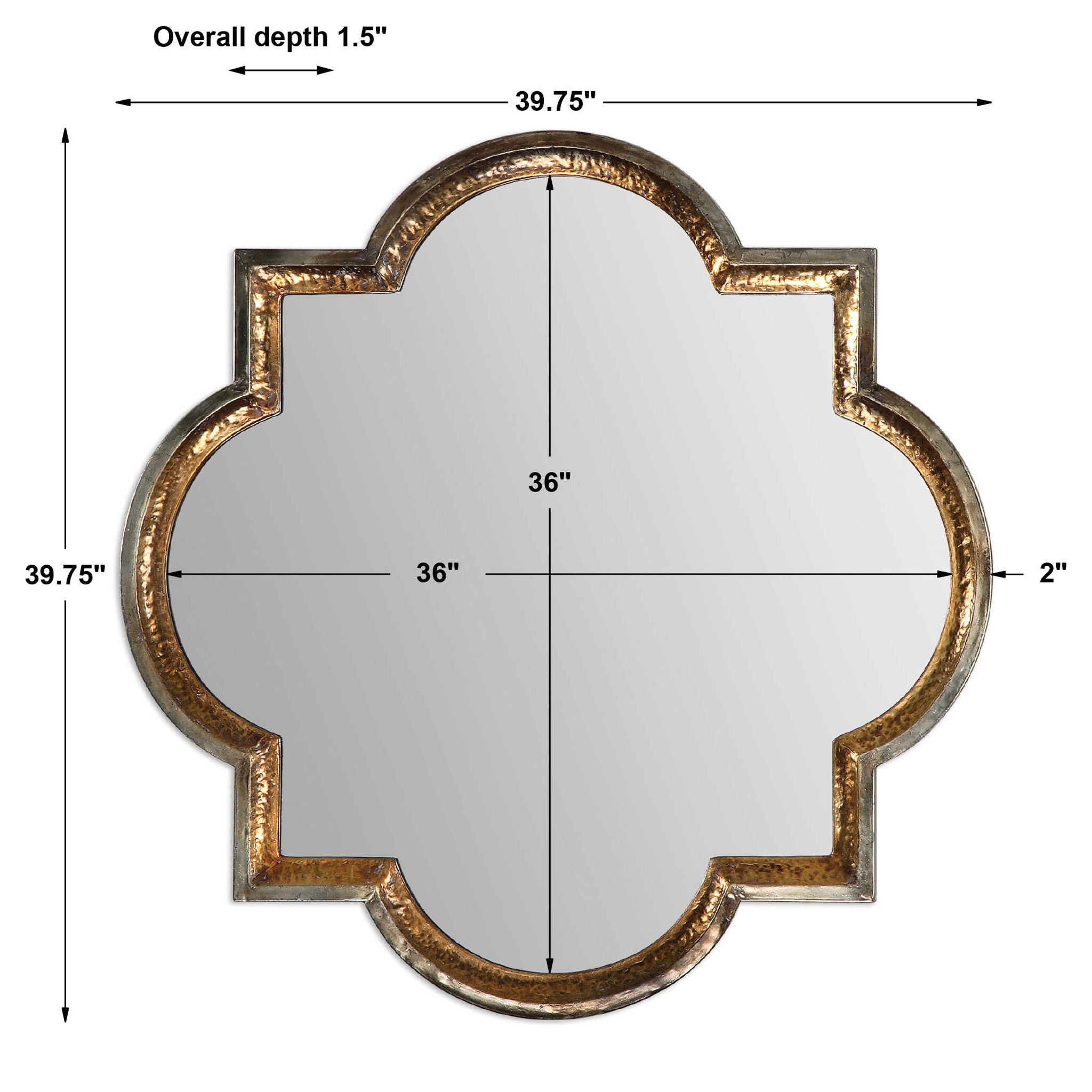 Lourosa - Mirror - Gold - Image 3