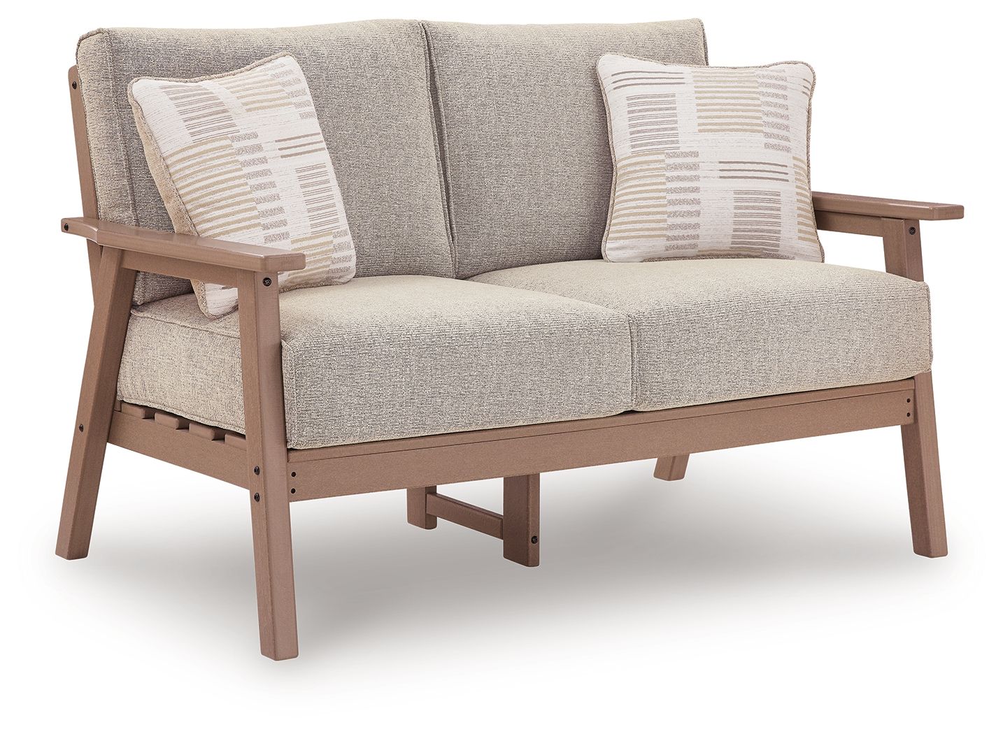 Grover Beach – Loveseat With Cushion – Driftwood