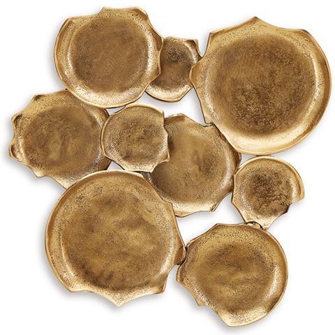Gageton - Wall Decor - Antique Gold Finish - Image 2