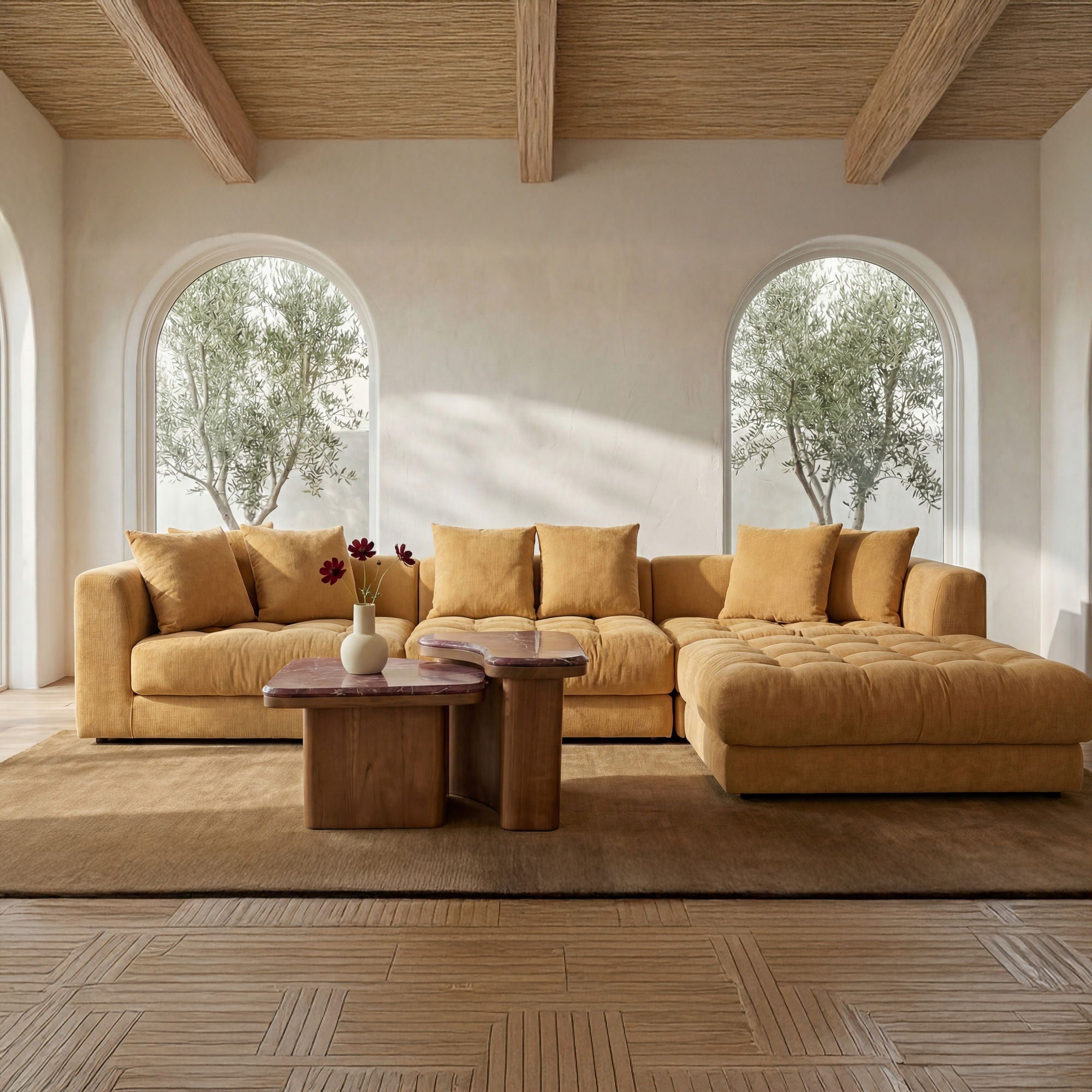 Abi – Nesting Coffee Table – Levante Marble
