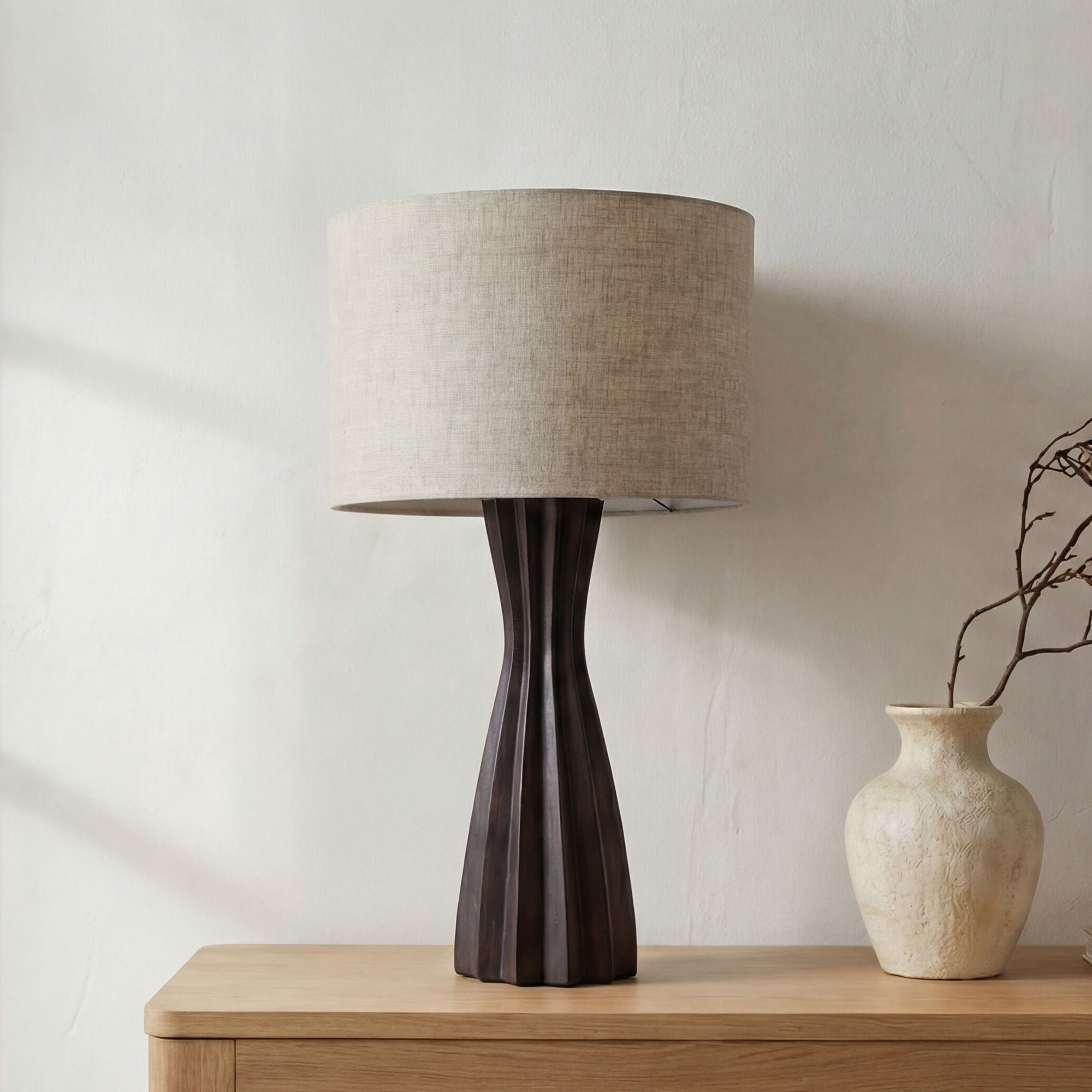 Sabrina - Table Lamp - Brown / Beige - Image 1