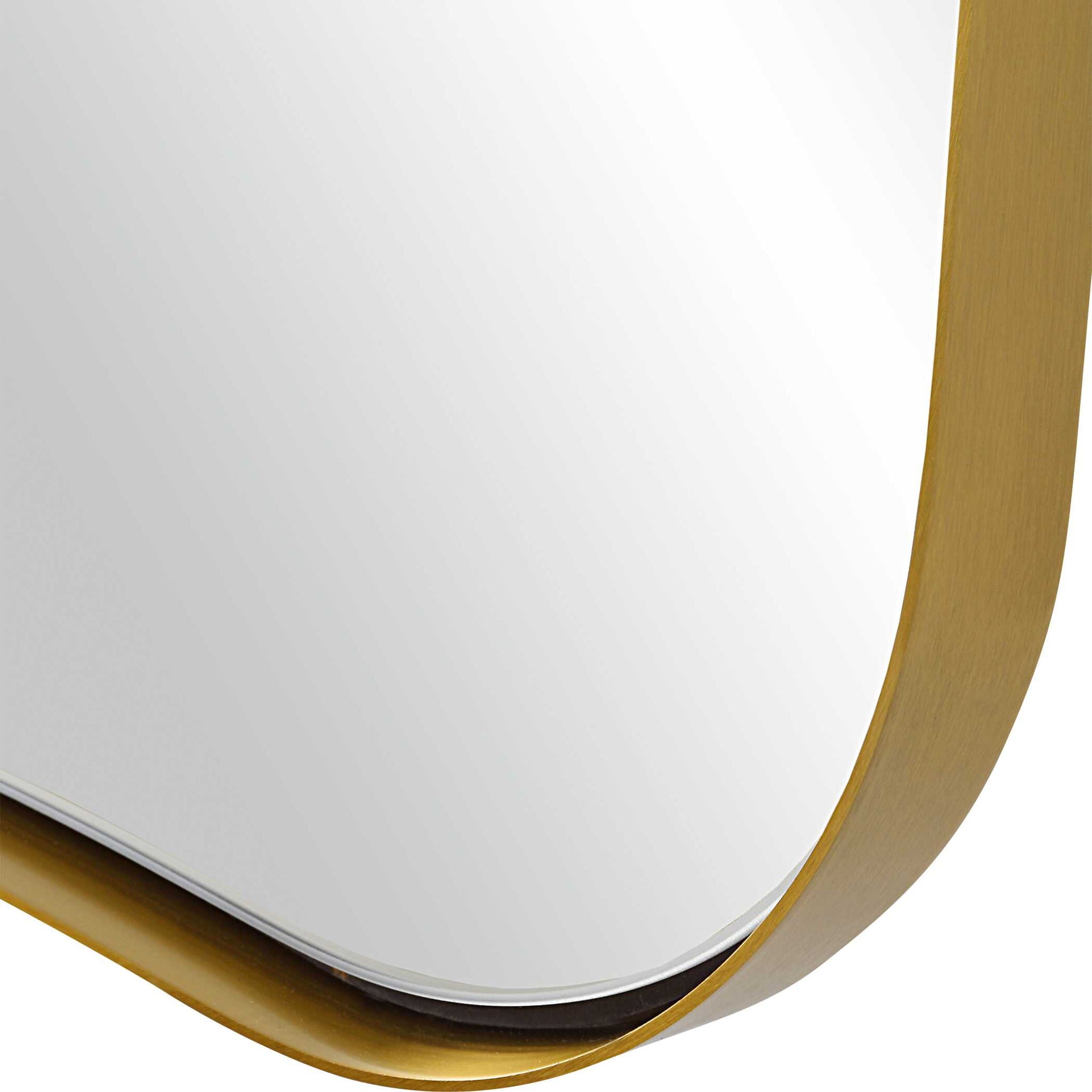 Belvoir - Large Mirror - Antique Brass - Image 3