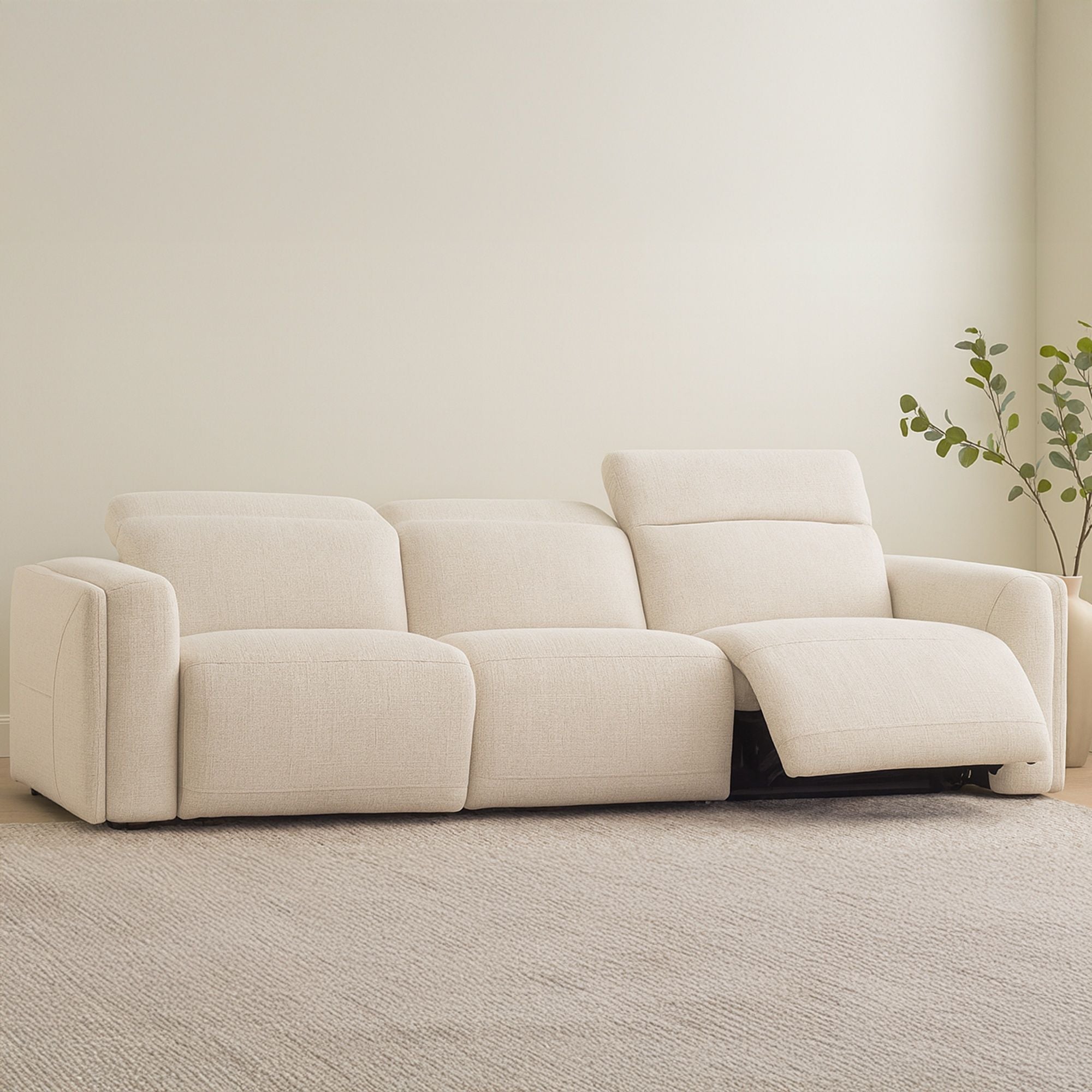 Wilder - Power Recliner Sofa - Flecked Oat / Beige - Image 1