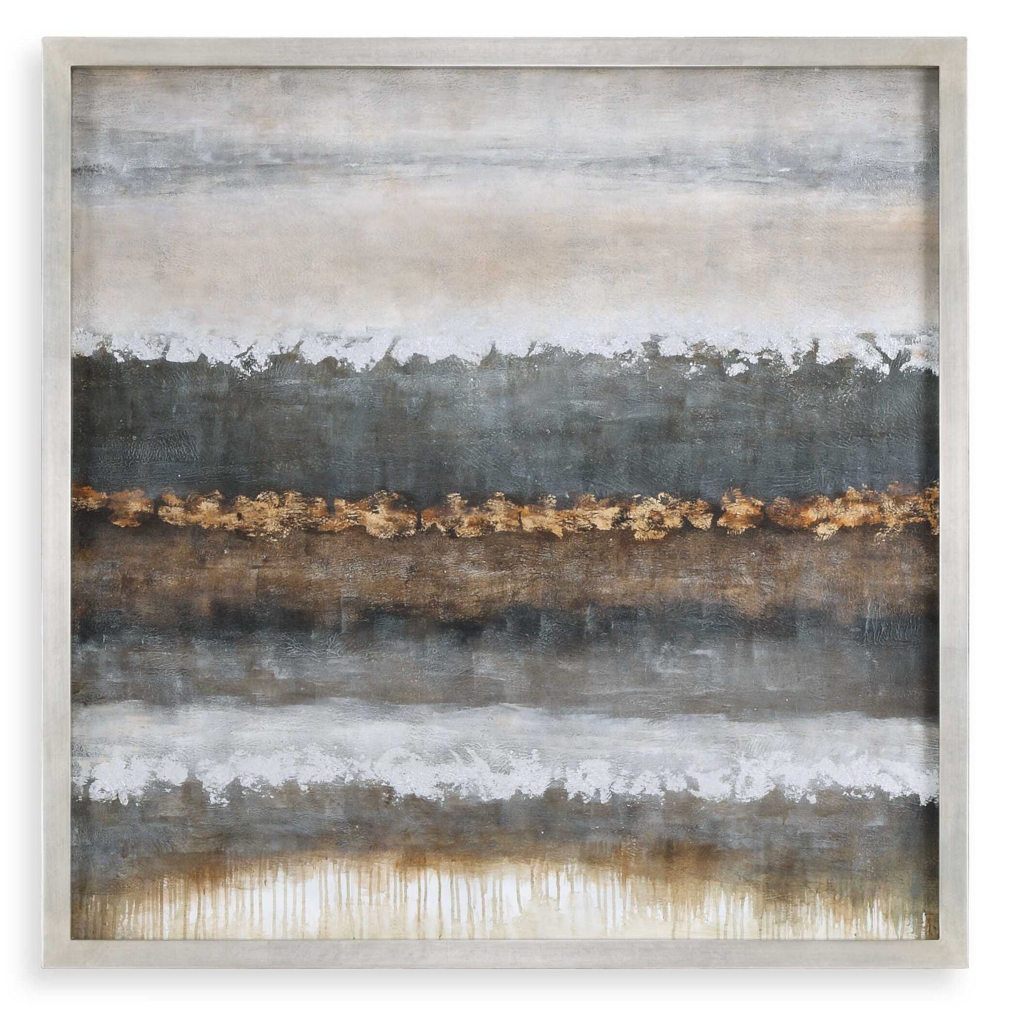 Layers – Landscape Art – Pearl Silver