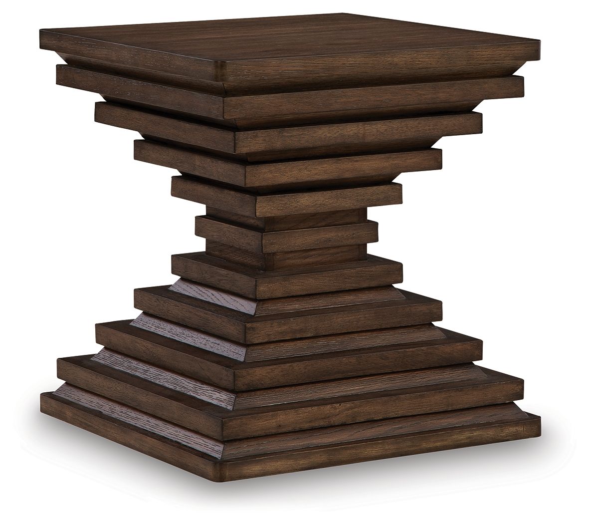 Hannodream – Square End Table – Warm Brown