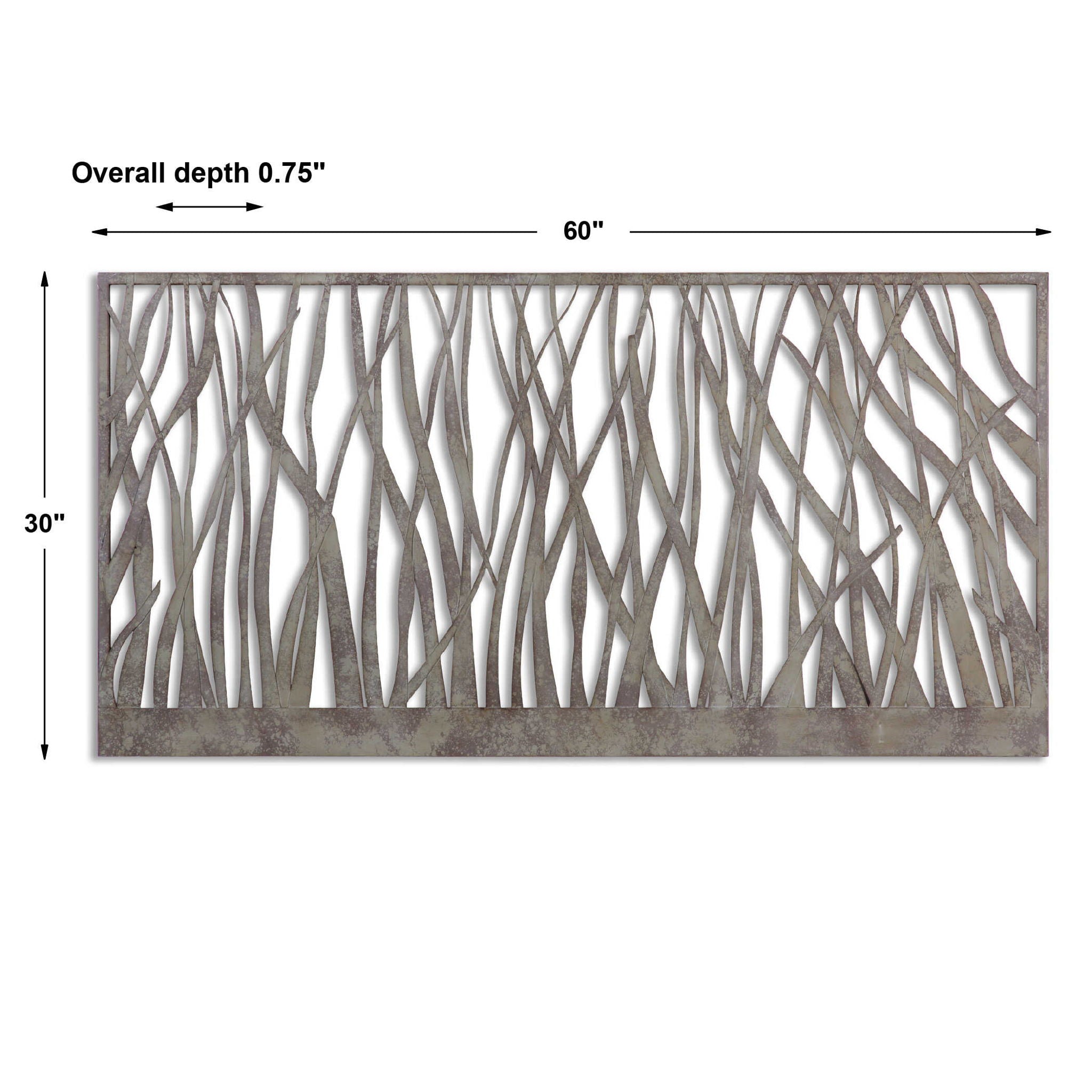 Amadahy - Metal Wall Art - Pearl Silver - Image 3